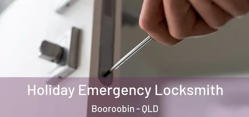 Holiday Emergency Locksmith Booroobin - QLD