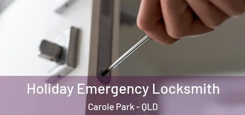 Holiday Emergency Locksmith Carole Park - QLD