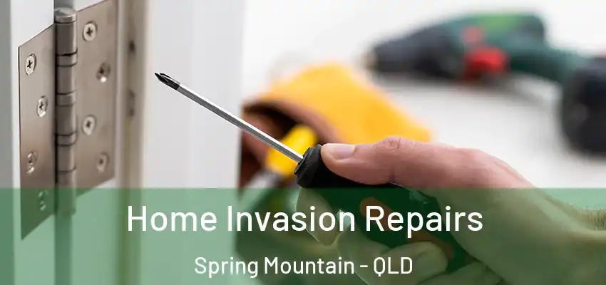  Home Invasion Repairs Spring Mountain - QLD