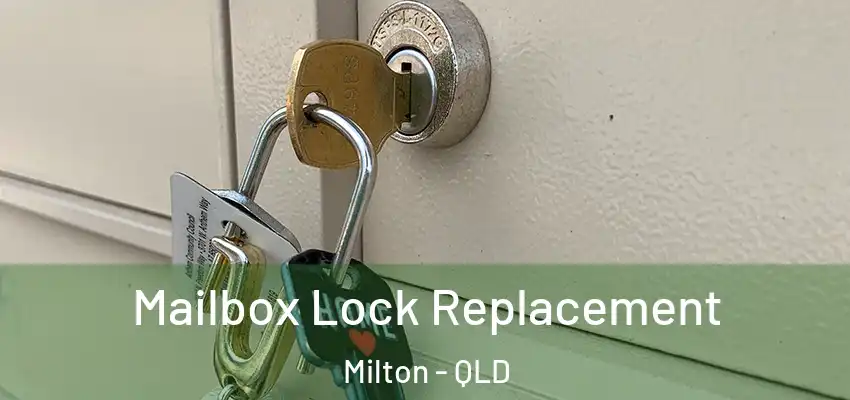  Mailbox Lock Replacement Milton - QLD