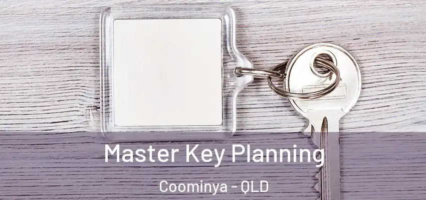 Master Key Planning Coominya - QLD