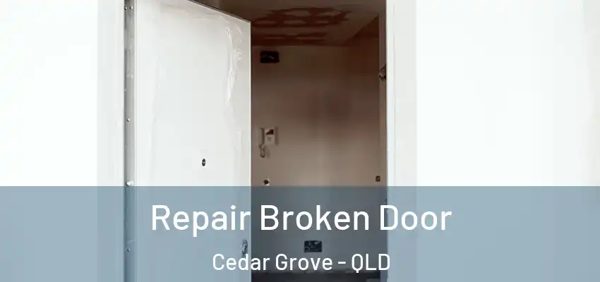Repair Broken Door Cedar Grove - QLD