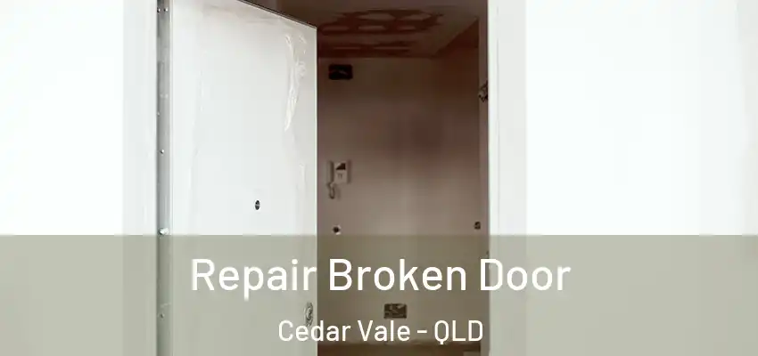 Repair Broken Door Cedar Vale - QLD